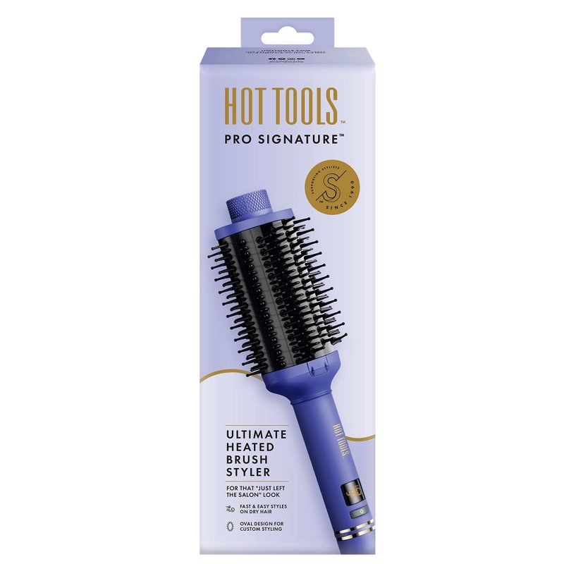 Hot Tools Pro Signature Heated Round Hair Styling Brush, 6 of 7