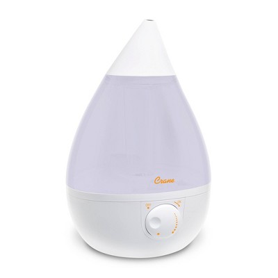 Crane Drop Ultrasonic Cool Mist Humidifier - White - 1gal