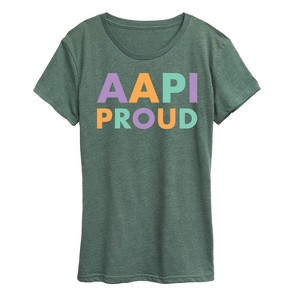 Women's - Instant Message - AAPI Proud Short Sleeve Graphic T-Shirt - 1 of 4