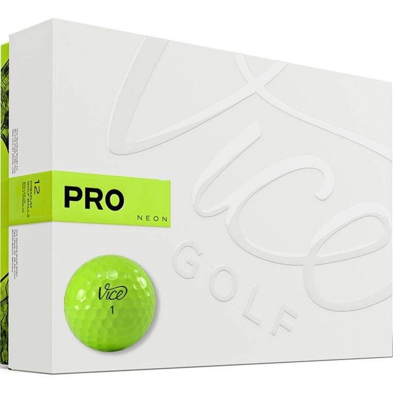 Vice Pro Golf Balls - Neon Lime, 1 of 6