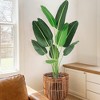 4/5/6ft Artificial Plants Indoor - Premium Simulated Silk Fabric(1pack or 2pack) - image 3 of 4