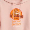 Women's - The Big Lebowski - Southern California Bowling League Cropped Graphic Hoodie - 2 of 3