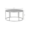 Mark & Day Geta 18"H x 36"W x 36"D Modern White Coffee Table - 4 of 4