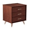 Oren Modern Bedside Table with Drawers - Brown - SEI - 4 of 4