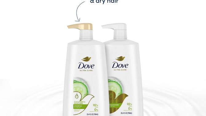 Dove Beauty Cucumber &#38; Moisture Conditioner - 25.4 fl oz, 2 of 8, play video