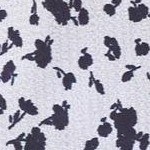 ivory black ditsy