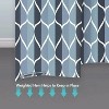 LunaLulinlk Geometric Shower Curtain with Hooks - 3 of 4