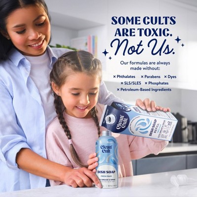 Cleancult Liquid Dish Soap Refill - Fresh Rain - Thumbnail 3