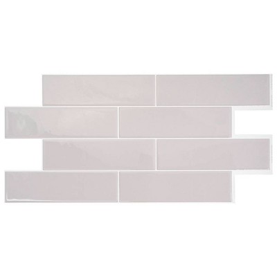 Smart Tiles 3d Peel And Stick Backsplash 4 Sheets Of 11.56 X 8.38 Kitchen  And Bathroom Wallpaper Metro Mia : Target