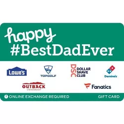 Happy BESTDADEVER Gift Card $25 (Email Delivery)