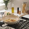 Gibson Elite Folkstone Ceramic Nonstick Cast Aluminum Frypan in Beige - 4 of 4