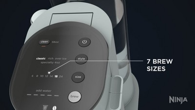 Glacier Blue Single-Serve Pod Compatible Coffee Maker