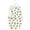 Hudson Baby Infant Boys Plush Faux Fur Swaddle Wrap, Plants, 0-3 Months - 2 of 2