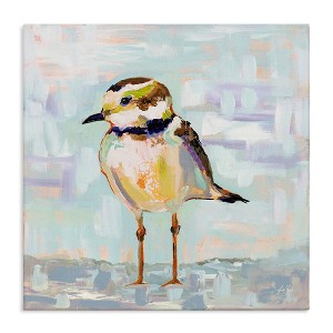 Stupell Industries Coastal Plover Patchwork Abstract Canvas Wall Art - 1 of 4