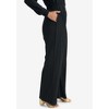 Jessica London Women's Plus Size Plisse Wide-Leg Trouser - 4 of 4