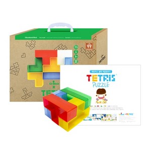 Kproduct4u Co-Block TETRIS Non-Toxic BPA Free Soft Jelly Blocks Toy with Shadow Coloring Pad, 20 pcs - 1 of 4