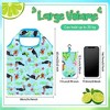 34 Pcs Reusable Floral Grocery Bags Foldable Nylon Tote Bags - 2 of 4
