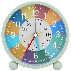 REGALWOVEN Metal Alarm Battery Powered Alarm Clock 4.5"L x 2.0"W x 4.7"H 1 Pc - 1 of 4