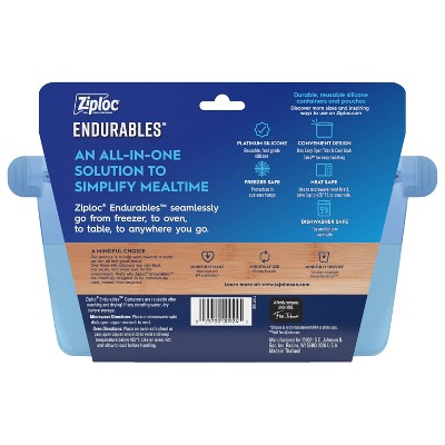 Blue Medium Silicone Freezer-to-Oven Bowl, 32 oz