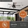 VAXCEL Elkhart 52-in. Black Industrial Indoor Ceiling Fan with LED Cage Light Kit and Remote - 3 of 4