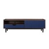 GDFStudio Ocilla 59" Mid-Century Modern Fluted TV Stand with Sliding Door - 2 of 4