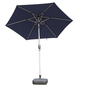 Gulches Navy Blue 90-Inch Patio Umbrella with Crank and Tilt - 1 of 4