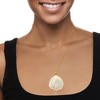Ross-Simons Mother-Of-Pearl Seashell Pendant With 4-4.5mm Cultured Pearls in 14kt Yellow Gold Size 1.75 - 2 of 4