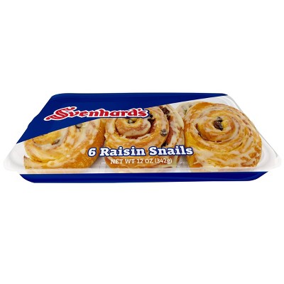 Svenhard&#39;s Raisin Snail - 6ct / 12oz