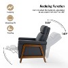 Set of 2 Camilo 32.75 Wide Genuine Leather Power Recliner | Artful Living Design - 3 of 4