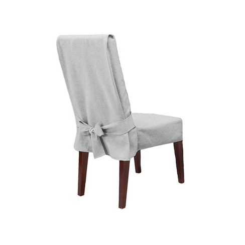 Farmhouse Basketweave Dining Room Chair Slipcover Oatmeal Sure Fit Target