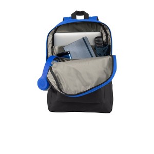 Port Authority Classic Retro Backpack with Faux Leather Trim - 1 of 4