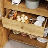71 Inch Tall Arched Cabinet - Arched Kitchen Pantry Cabinet with Hidden Drawer, Adjustable Shelves, Display Storage for Living Room, Dining Room - 4 of 4
