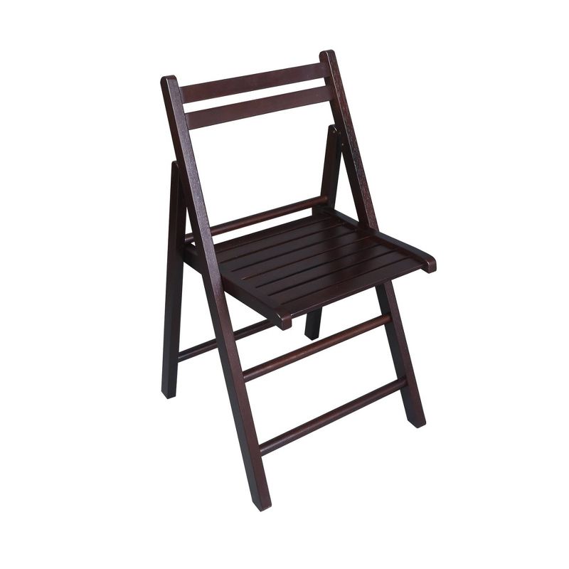 2pc Classic Solid Wood Folding Chair Set - Flora Home, 4 of 15