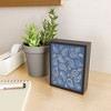 Cynthia Haller Classic blue and gold paisley Framed Mini Art Print 4" (H) x 3" (W) x 1" (D) - Society6 - 2 of 3