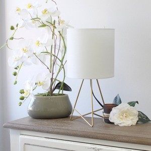 Down To The Wire Table Lamp with Fabric Shade - Simple Designs - 1 of 4