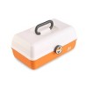 Caboodles School Spirit On-The-Go Girl Organizer - White Over Orange - 2 of 4