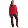 Just Love Womens Plush Pajama Pant Set with Matching Socks  Fun, Cozy Sleepwear with Sayings - 2 of 4