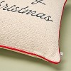 16"x16" 'Merry Christmas' Icon Square Toss Pillow Cream/Red Edge - Hearth & Hand™ with Magnolia - 4 of 4