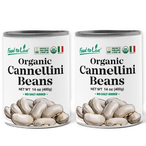Organic Italian Canned Cannellini Beans - by Food To Live - 1 of 4