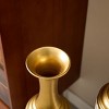 Infurnic Decorative Vases Modern Style Home Metal Vase Set of 3 Gorgeous Home Decoration, for Living Room and Bedroom, Gold, 36.5"*20"*8 - 4 of 4