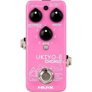 NUX NCH-4 UKIYO-E Mini Chorus Effects Pedal | Built-In ST Chorus, SCH-1, and CE-1 Models | Dynamic Tone and Noise-Elimination, Pink - 1 of 4