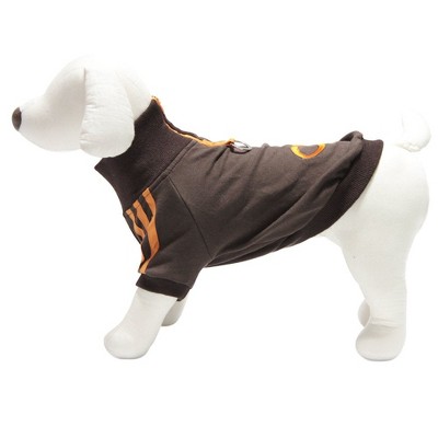 Gooby Track Shirt for Dogs, Large, Brown