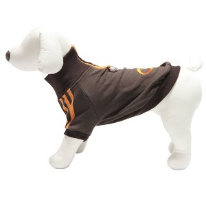 Gooby Track Shirt for Dogs, Large, Brown - 1 of 1