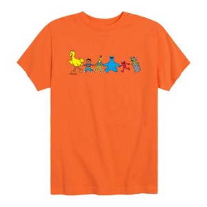Boys' - Sesame Street - SS Group Short Sleeve Graphic T-Shirt - 1 of 4