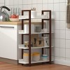Book Rack Modern with Cedar Wood Frame and Anti-Tip Design for Living Room 31.5in Wide - 3irtyhousy - 3 of 4