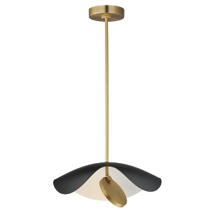 ET2 Lighting Carmen 1 - Light Pendant in  Black/Gold - 1 of 4