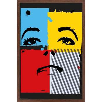 Trends International Bold Color - Woman Framed Wall Poster Prints