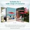 Gulches Red 108-Inch Patio Umbrella with Crank and Tilt for Stylish Outdoor Spaces - 4 of 4