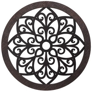 The Lakeside Collection Scrolled Wall Medallion Elegant Metal Wall Art Decor - Star - 1 of 3