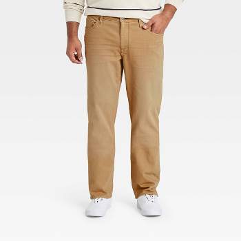 Men's Big & Tall Athletic Fit Jeans - Goodfellow & Co™ Khaki 32x36
